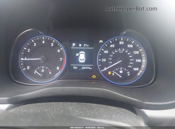 KM8K22AA2MU612930 2021 HYUNDAI KONA Black Widok tylnych siedzeń