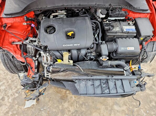 KM8K22AA3LU518473 2020 HYUNDAI KONA Orange Շարժիչի բաժամունքի տեսք