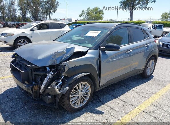KM8K22AA4MU689105 2021 HYUNDAI KONA Gray Przód lewy