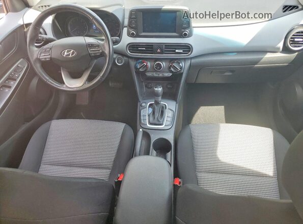 KM8K22AA7LU504558 2020 HYUNDAI KONA Silver წინა პანელის ხედი