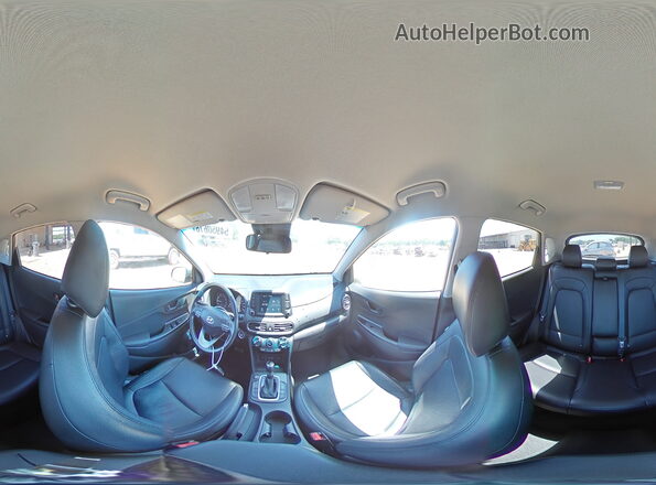 KM8K22AA8LU557933 2020 HYUNDAI KONA Blue Панорамний вид салону 360°