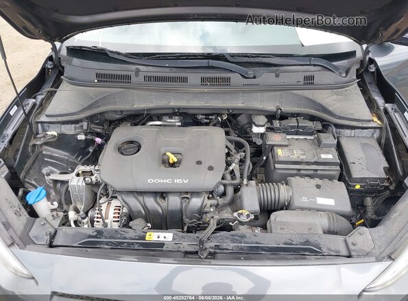 KM8K22AA8MU649903 2021 HYUNDAI KONA Gray Вид ззаду