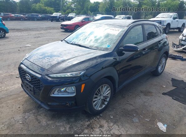 KM8K22AA9KU315439 2019 HYUNDAI KONA Black Przód lewy
