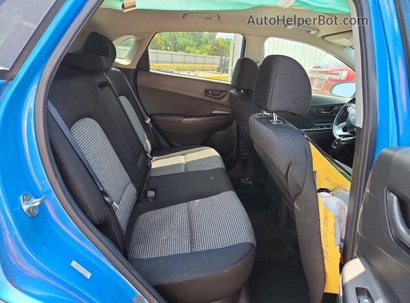 KM8K22AA9LU502455 2020 HYUNDAI KONA Blue Вид задніх сидінь