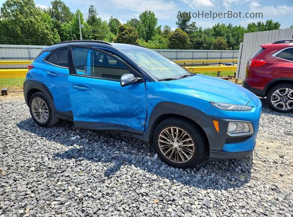 KM8K22AA9LU502455 2020 HYUNDAI KONA Blue Передня права чверть