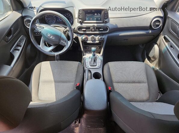 KM8K22AA9LU502455 2020 HYUNDAI KONA Blue Вид панелі приладів