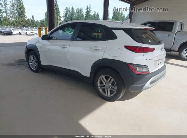 KM8K22AB0NU764733 2022 HYUNDAI KONA White Задня ліва чверть