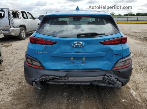KM8K22AB3NU774222 2022 HYUNDAI KONA Blue Հետևի տեսք