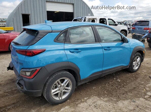 KM8K22AB3NU774222 2022 HYUNDAI KONA Blue Հետևի աջ