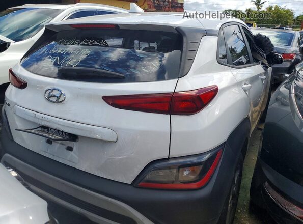 KM8K22AB4NU893316 2022 HYUNDAI KONA White Հետևի աջ