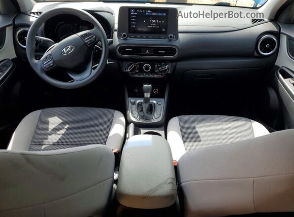 KM8K22AB4PU955882 2023 HYUNDAI KONA Blue Widok deski rozdzielczej