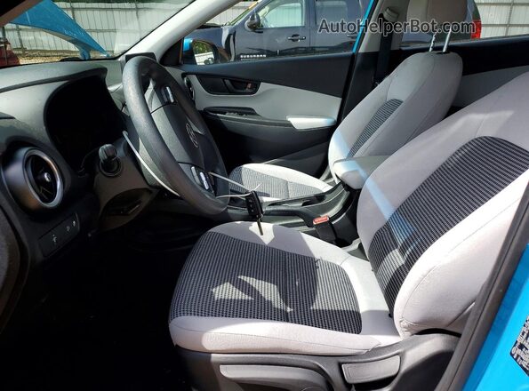 KM8K22AB4PU955882 2023 HYUNDAI KONA Blue Widok wnętrza z przodu