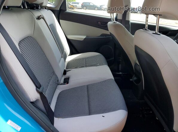 KM8K22AB4PU955882 2023 HYUNDAI KONA Blue Widok tylnych siedzeń