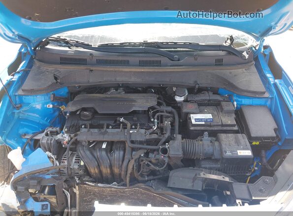 KM8K22AB6NU840634 2022 HYUNDAI KONA Light Blue Вид сзади