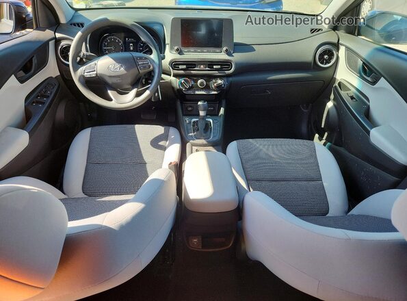 KM8K22AB9PU984861 2023 HYUNDAI KONA Черный Вид панели приборов