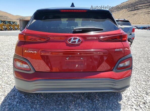 KM8K23AG0LU063740 2020 HYUNDAI KONA Red Вид ззаду