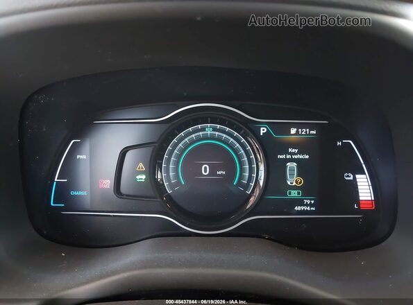 KM8K23AG0MU110038 2021 HYUNDAI KONA ELECTRIC Gray Հետևի նստատեղերի տեսք