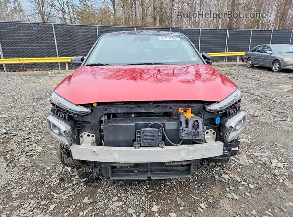 KM8K23AG3MU116853 2021 HYUNDAI KONA Red Դիմացի տեսք