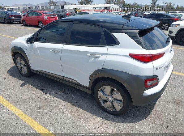 KM8K23AG8LU056860 2020 HYUNDAI KONA ELECTRIC White Հետևի ձախ