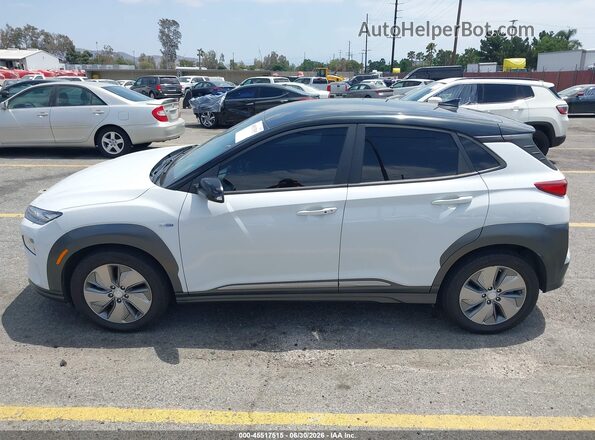 KM8K23AG8LU056860 2020 HYUNDAI KONA ELECTRIC White Սալոնի 360 աստիճան տեսք