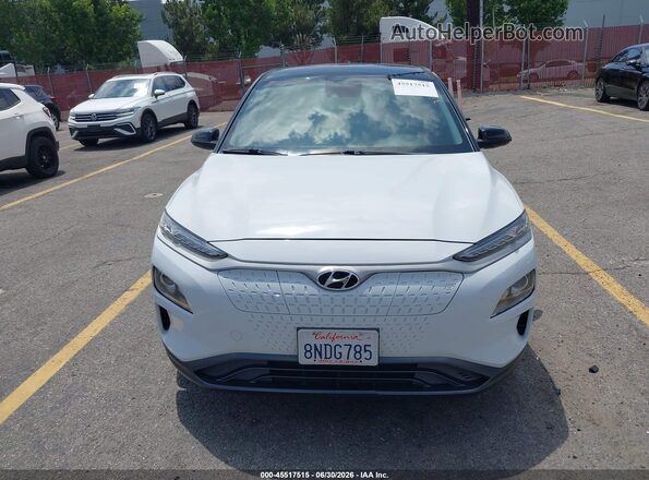 KM8K23AG8LU056860 2020 HYUNDAI KONA ELECTRIC White Սարքավորումների վահանակի տեսք