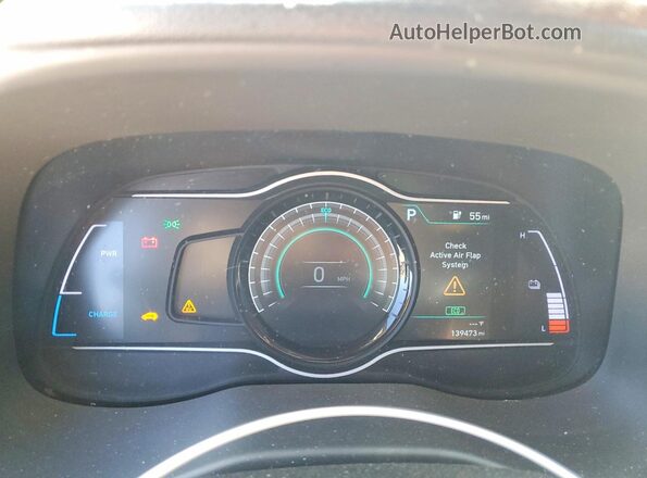 KM8K23AG9LU072789 2020 HYUNDAI KONA Белый Вид щитка приборов