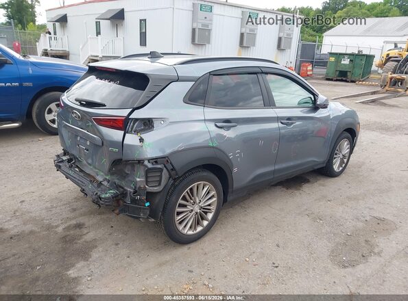 KM8K2CAA0JU074391 2018 HYUNDAI KONA Gray Задня права чверть