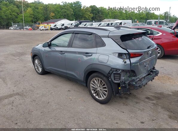 KM8K2CAA0JU074391 2018 HYUNDAI KONA Gray Задня ліва чверть