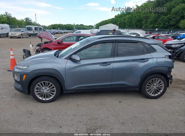 KM8K2CAA0JU074391 2018 HYUNDAI KONA Gray 