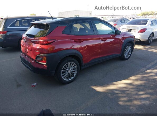 KM8K2CAA0KU389435 2019 HYUNDAI KONA Red Tył prawy