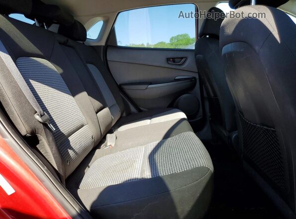KM8K2CAA2MU616014 2021 HYUNDAI KONA Red Սալոնի հետևի տեսք