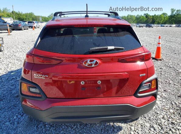 KM8K2CAA2MU616014 2021 HYUNDAI KONA Red Հետևի տեսք