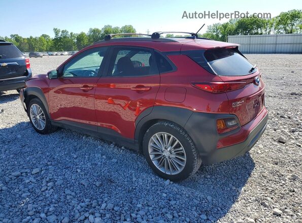 KM8K2CAA2MU616014 2021 HYUNDAI KONA Red Հետևի ձախ