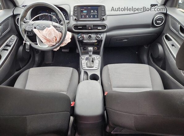 KM8K2CAA2MU708028 2021 HYUNDAI KONA Черный Вид панели приборов