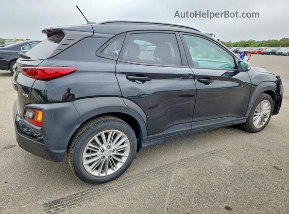 KM8K2CAA2MU708028 2021 HYUNDAI KONA Черный Задняя правая четверть