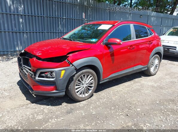 KM8K2CAA3JU132090 2018 HYUNDAI KONA Red Передня ліва чверть