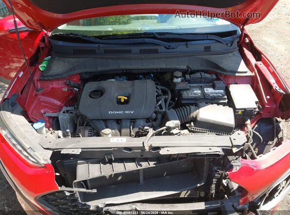 KM8K2CAA3JU132090 2018 HYUNDAI KONA Red Вид ззаду