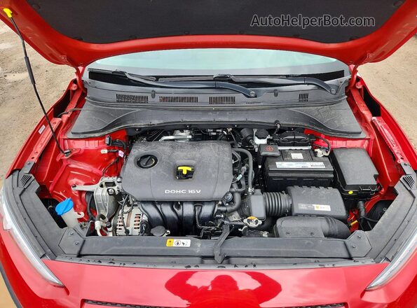KM8K2CAA3MU655002 2021 HYUNDAI KONA Red Вид підкапотного простору