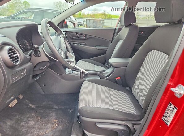KM8K2CAA3MU655002 2021 HYUNDAI KONA Red Вид салону спереду