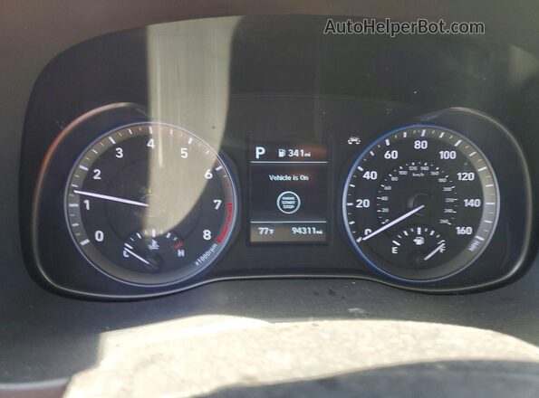 KM8K2CAA5LU522787 2020 HYUNDAI KONA Red Սարքավորումների վահանակի տեսք