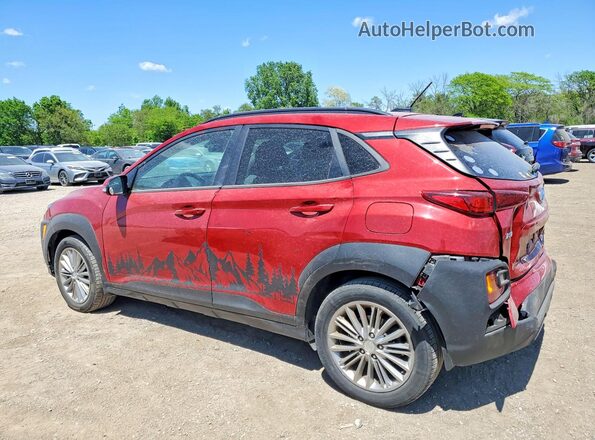 KM8K2CAA5LU522787 2020 HYUNDAI KONA Red Հետևի ձախ