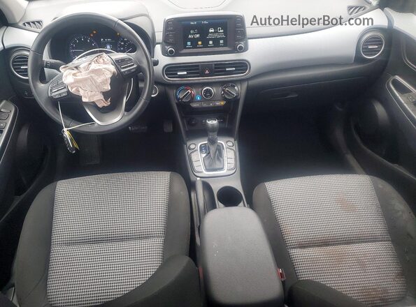 KM8K2CAA7KU192035 2019 HYUNDAI KONA Белый Вид панели приборов