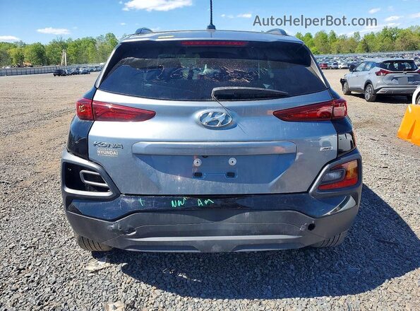 KM8K2CAA7LU567424 2020 HYUNDAI KONA Черный Вид сзади