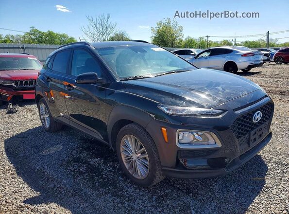KM8K2CAA7LU567424 2020 HYUNDAI KONA Черный Передняя правая четверть