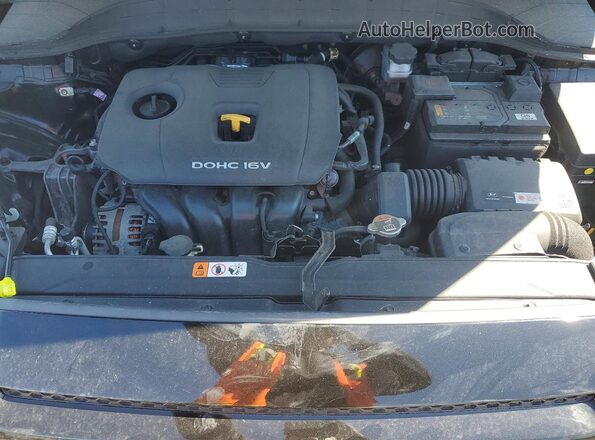 KM8K2CAA7LU567424 2020 HYUNDAI KONA Черный Вид подкапотного пространства
