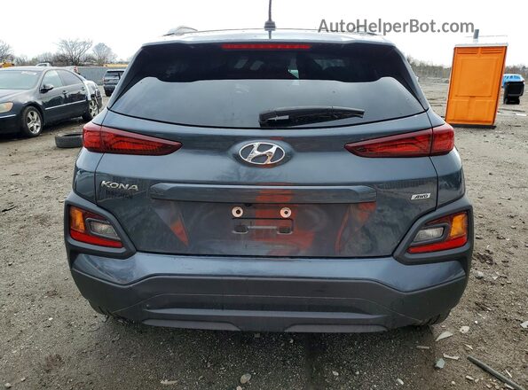 KM8K2CAA8MU601128 2021 HYUNDAI KONA Gray Widok z tyłu