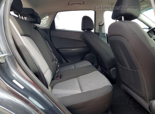 KM8K2CAA8MU601128 2021 HYUNDAI KONA Gray Widok wnętrza z tyłu