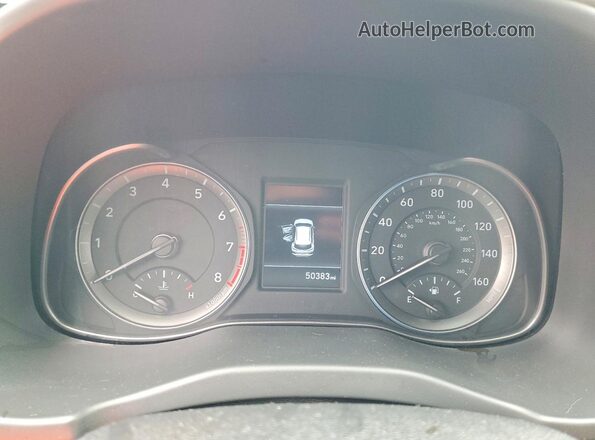 KM8K2CAA8MU601128 2021 HYUNDAI KONA Gray Widok zestawu wskaźników