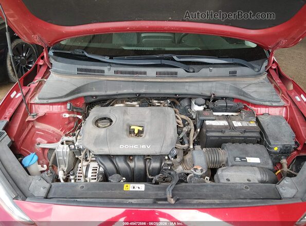 KM8K2CAAXJU078092 2018 HYUNDAI KONA Red Հետևի տեսք