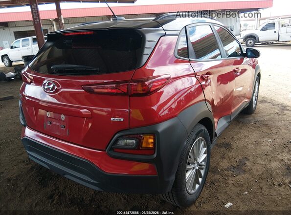 KM8K2CAAXJU078092 2018 HYUNDAI KONA Red Դիմացի տեսք